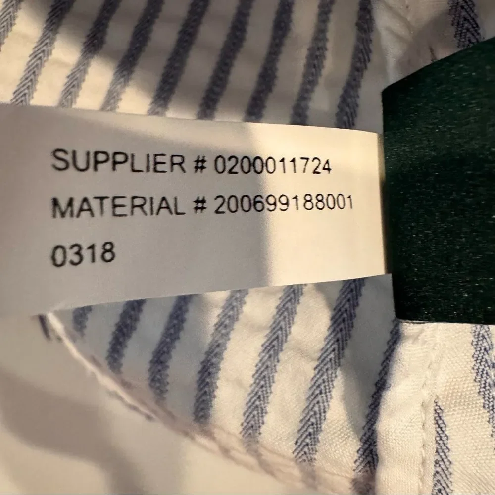 Lauren Ralph Lauren Seersucker Cotton Blazer Size 10 - Picture 8 of 8